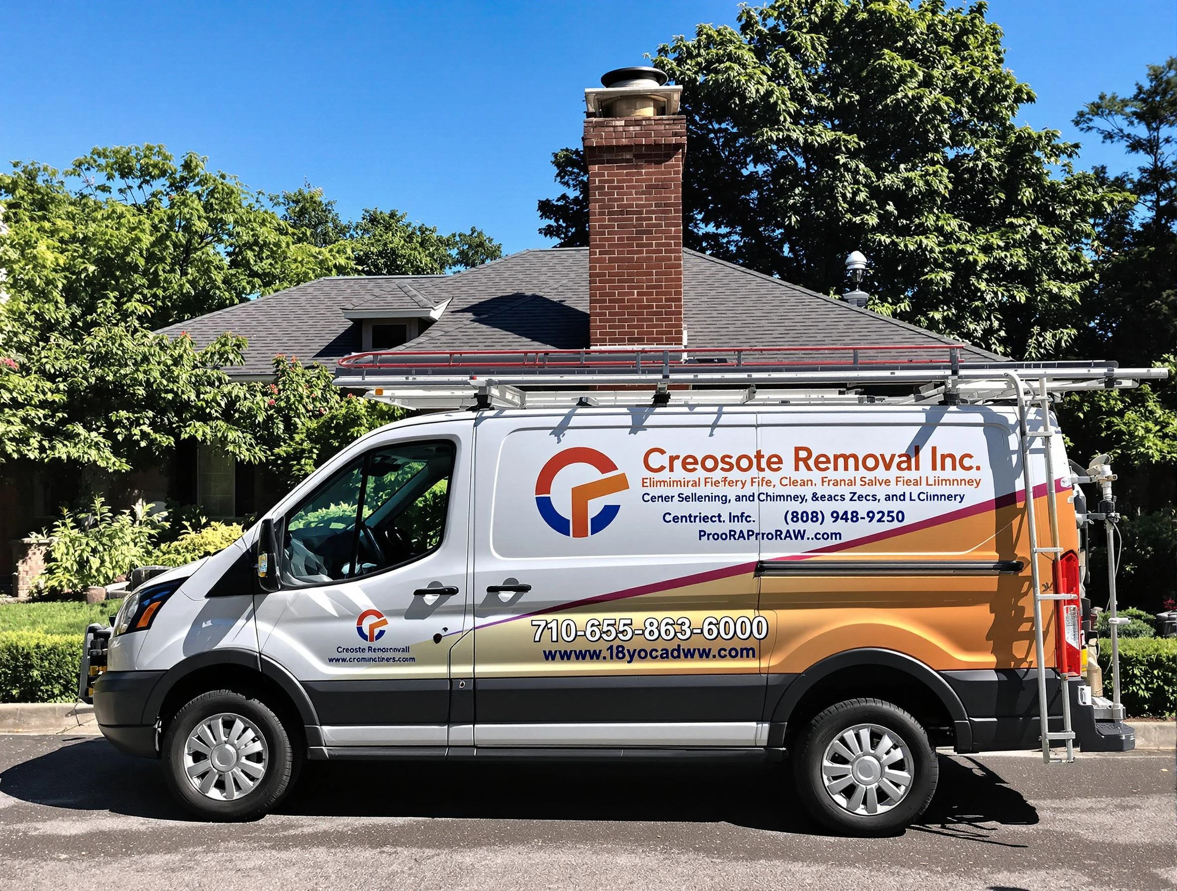 Lakewood Chimney Sweep technician removing creosote safely in Lakewood, NJ